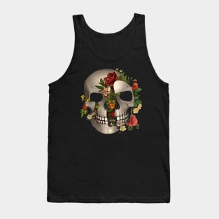 the skull of roses Tank Top